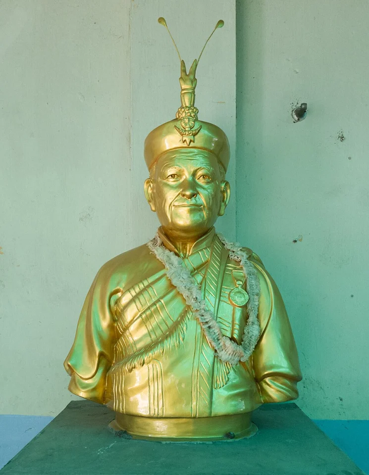 Sonam Tshering Lepcha statue at the Lepcha Museum