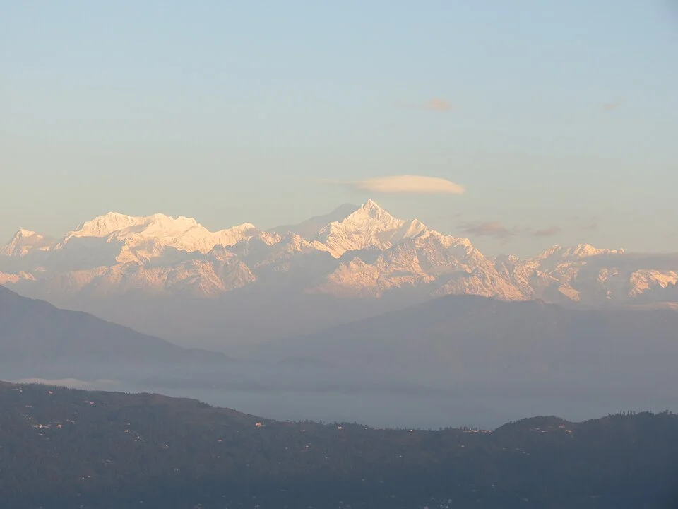 Kanchenjunga at sunrise from Lolegaon